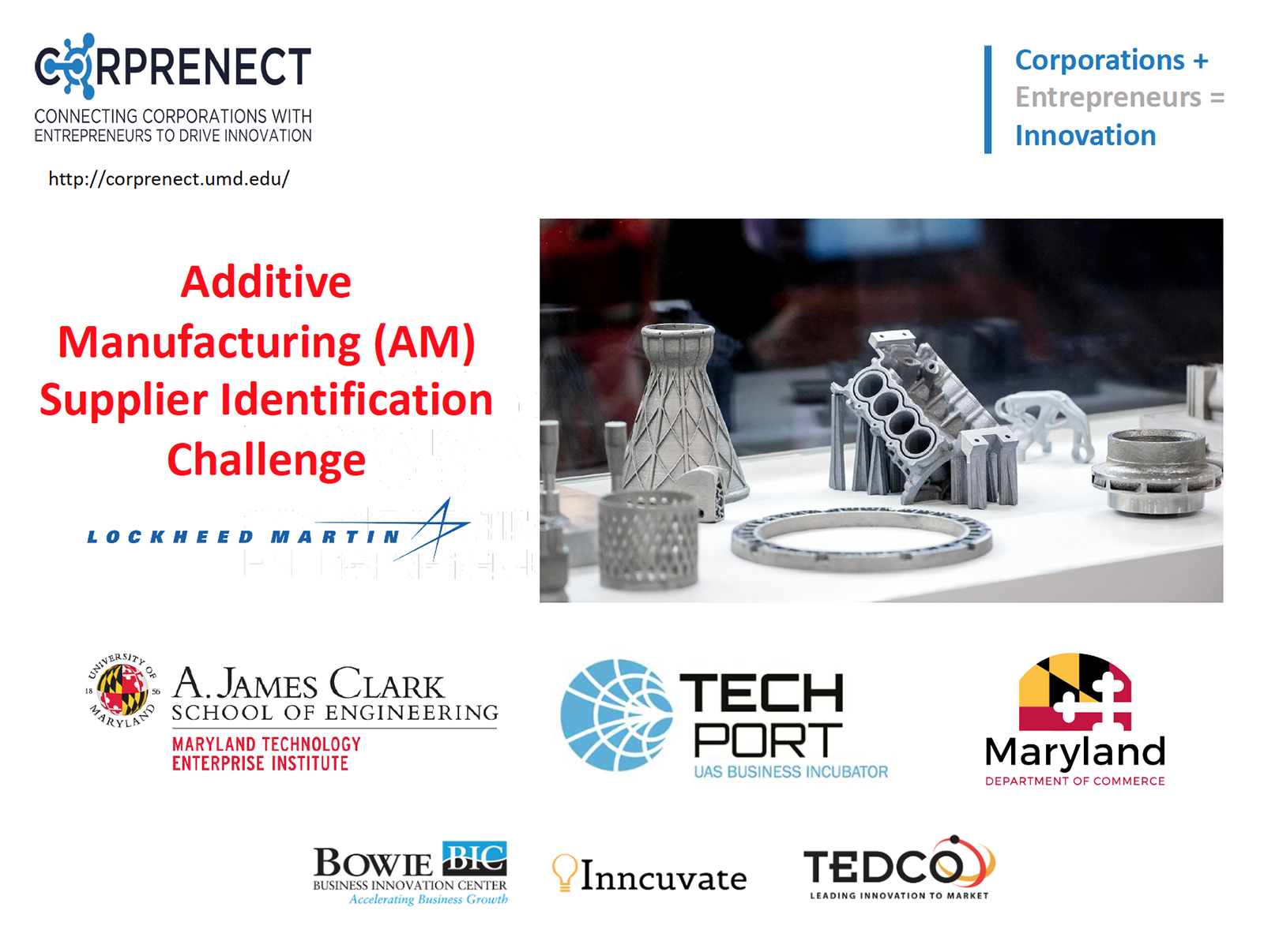 Corprenect Additive Manufacturing Supplier Identification Challenge
